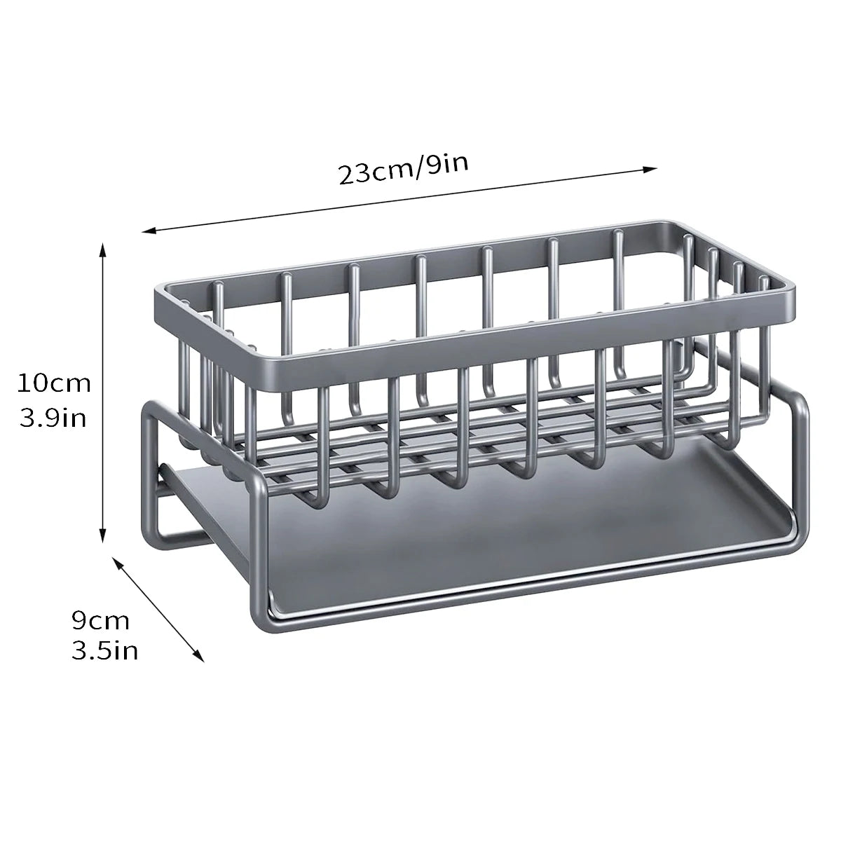 Self-Draining Sink Caddy