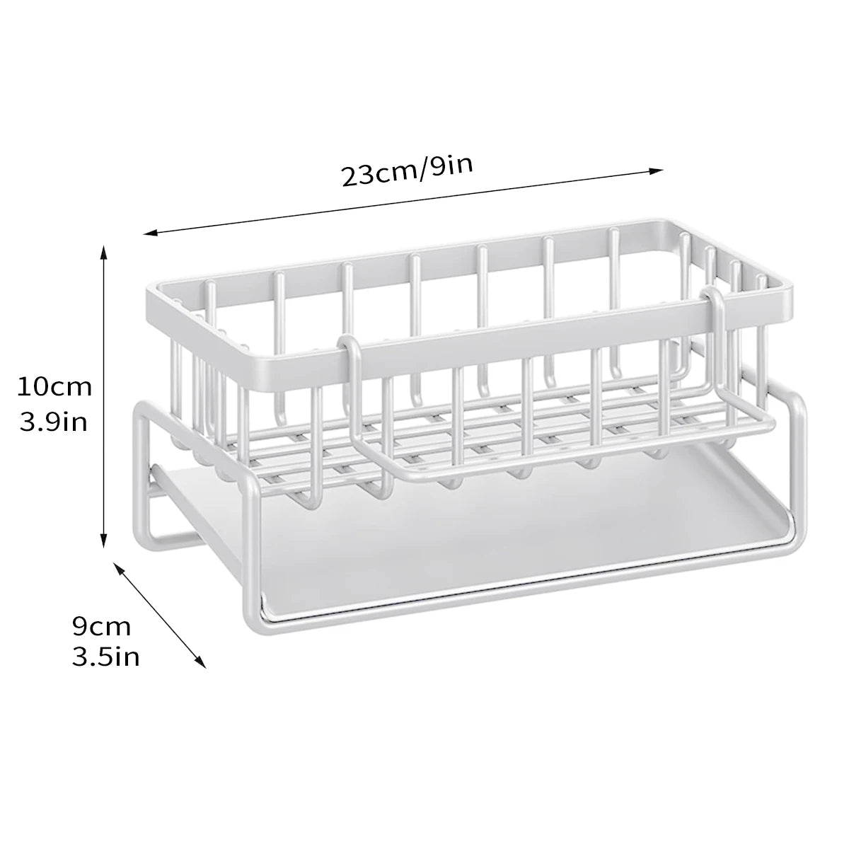 Self-Draining Sink Caddy