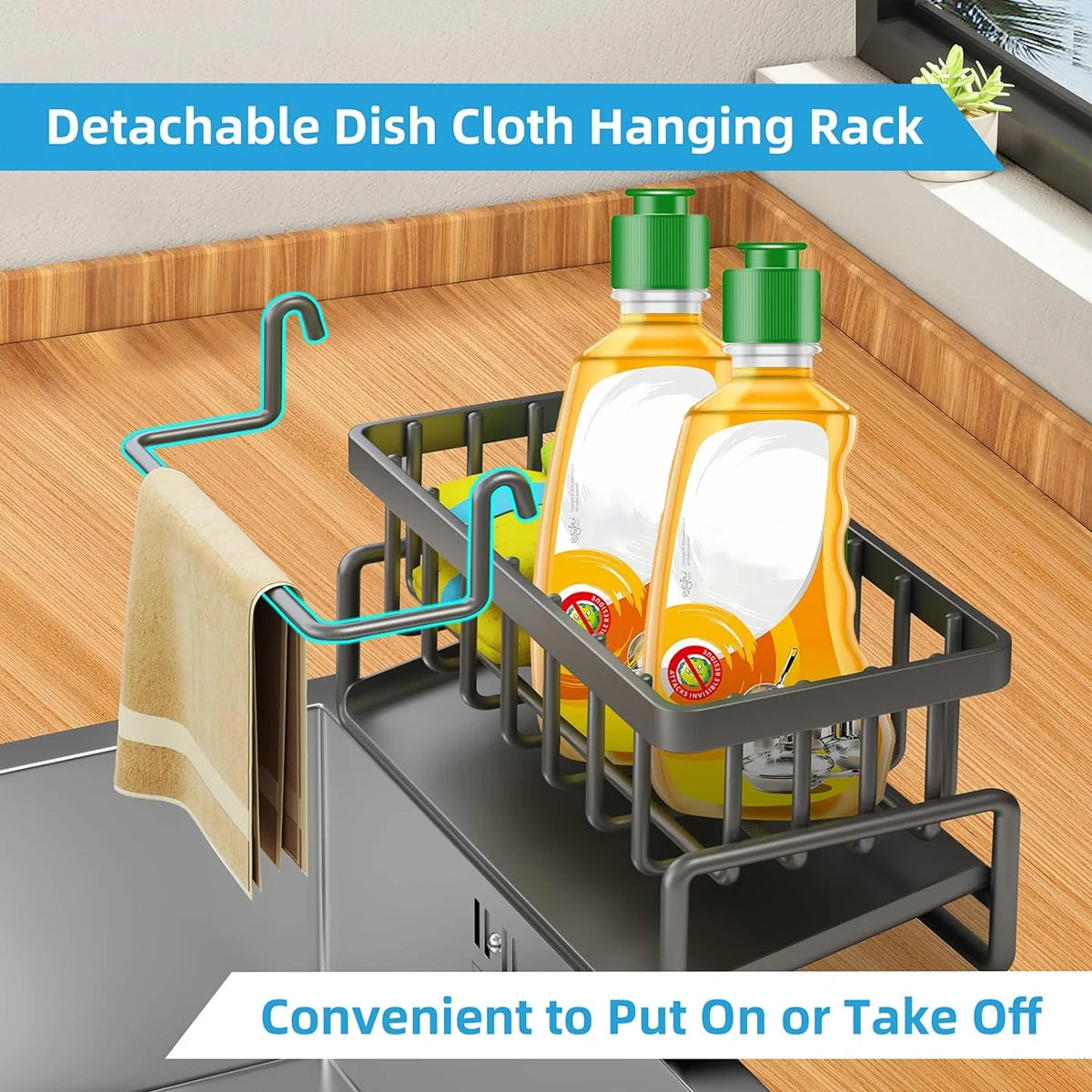 Self-Draining Sink Caddy