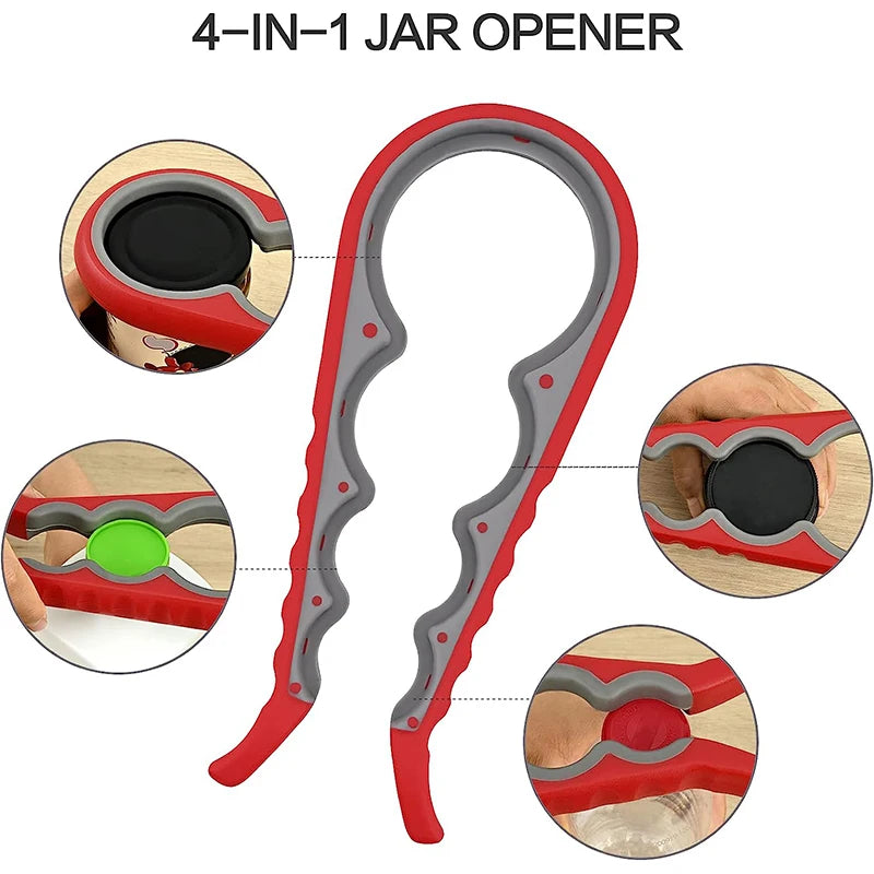 5-in-1 Multi-Function Easy Grip Jar Opener