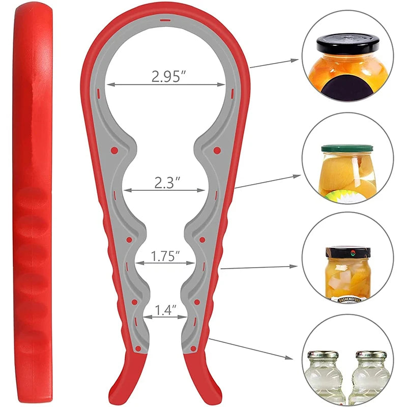 5-in-1 Multi-Function Easy Grip Jar Opener
