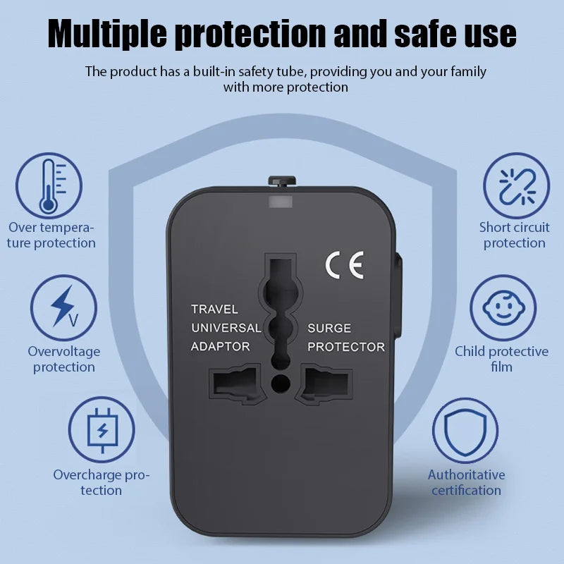 Multinational Travel Conversion Plug